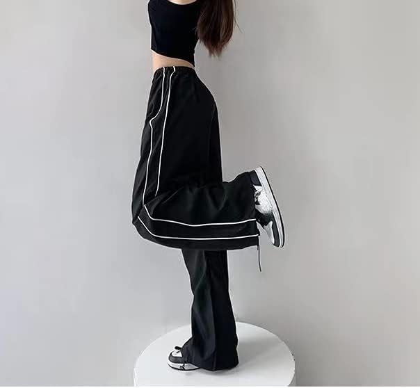 XPONNI Women's Baggy Y2K Parachute Pants