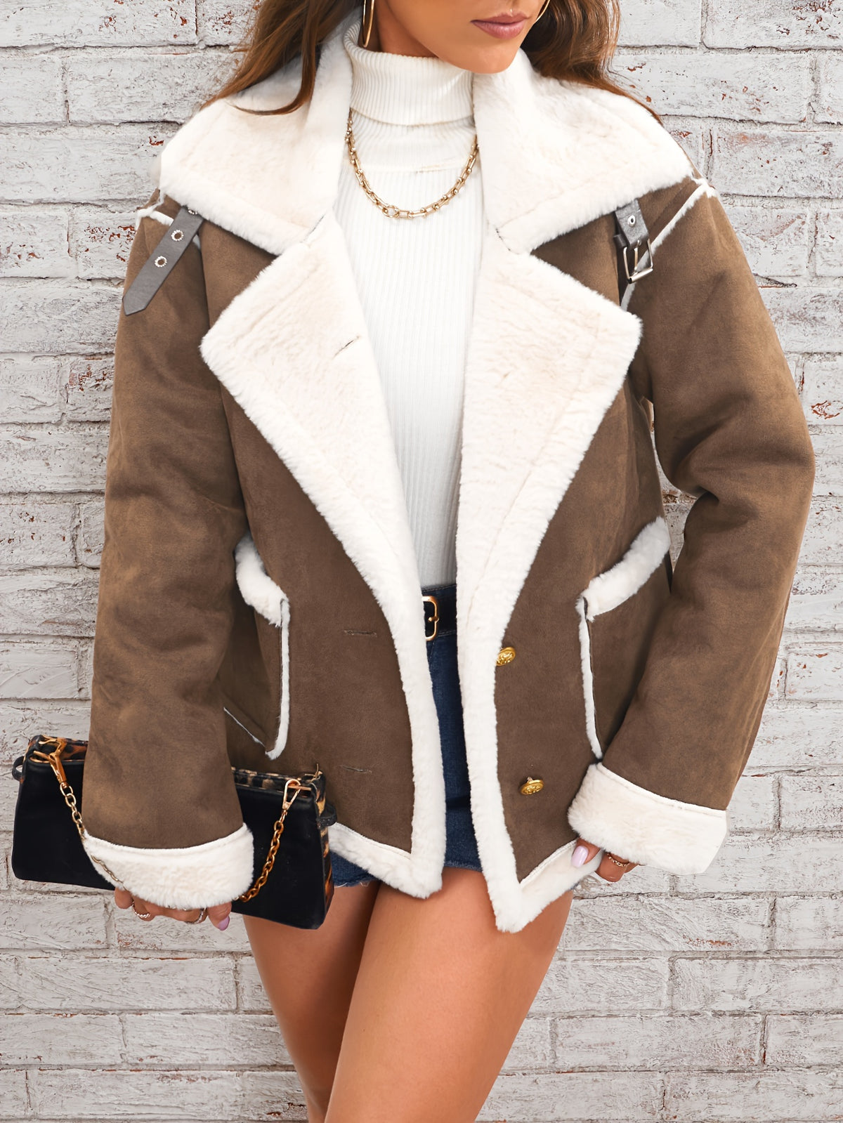 Cozy Chic Lapel Jacket – Winter Warmth Redefined