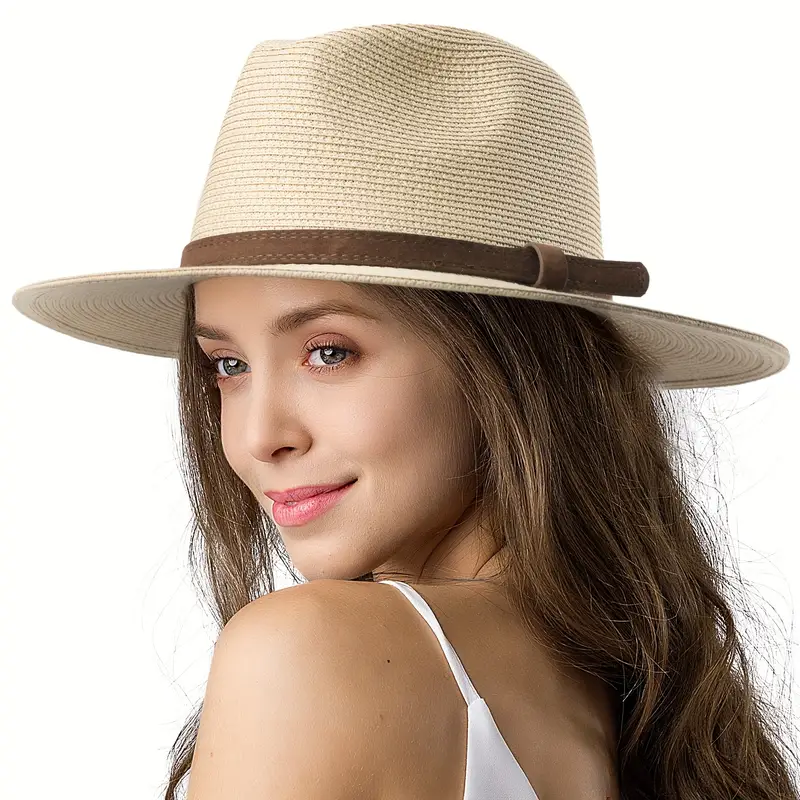 Summer Chic Paper Straw Sun Hat