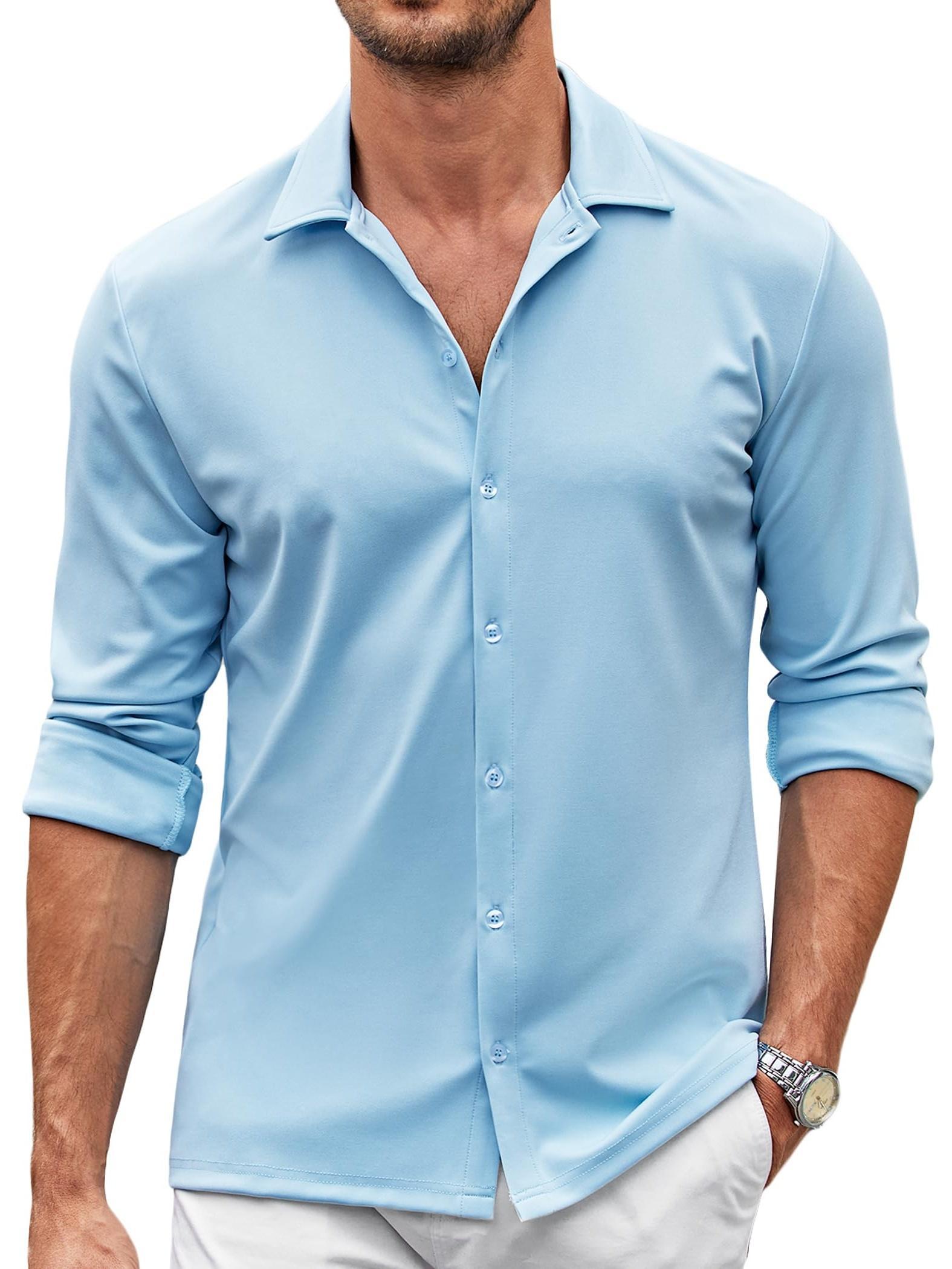 Men's Wrinkle-Free Button-Down Shirt