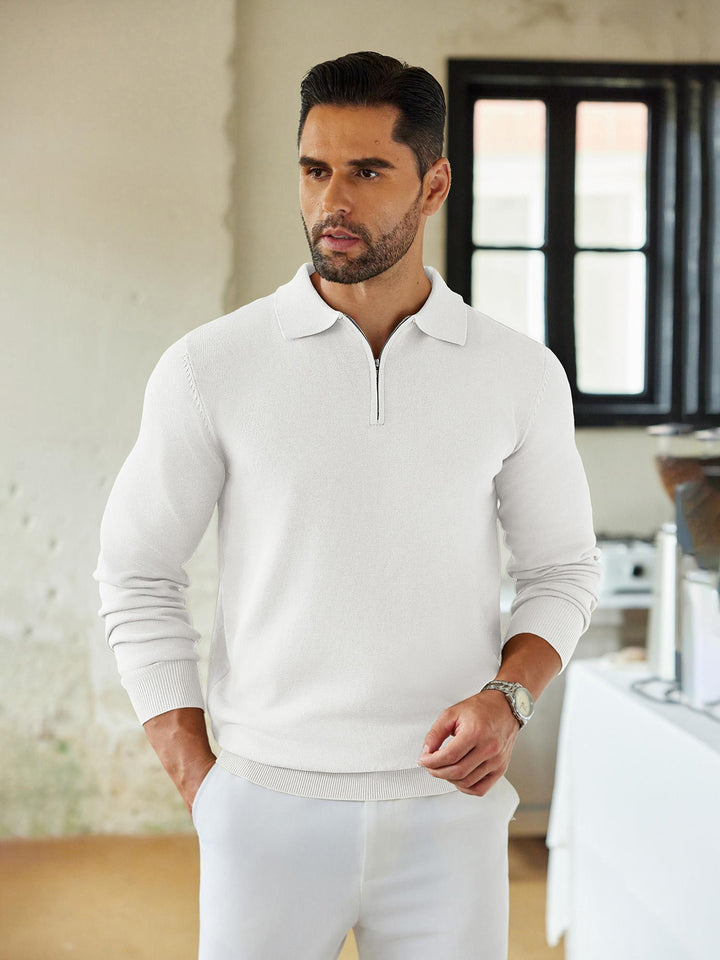 Men's Knit Polo Shirt: