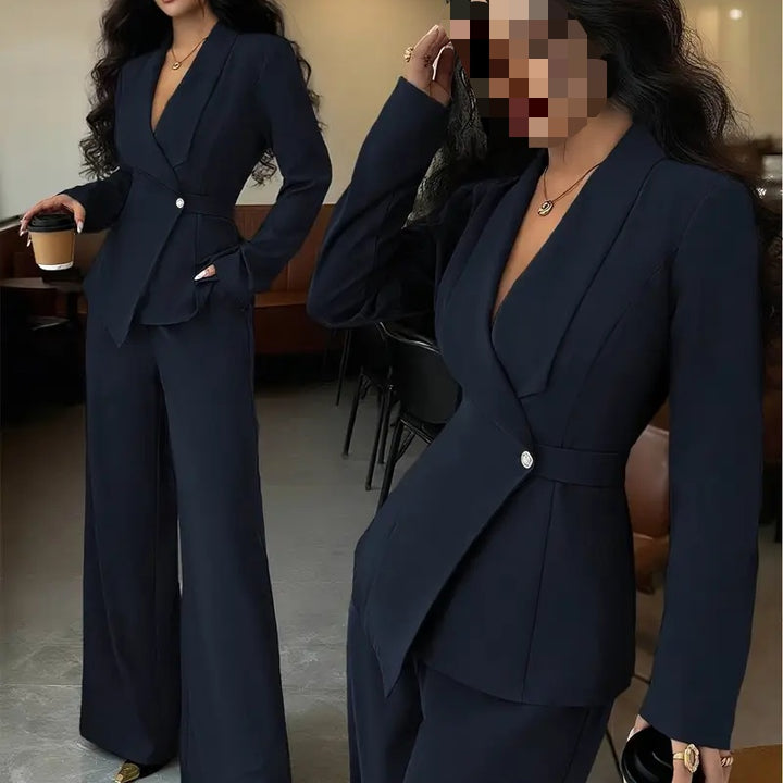 Womens 2 Piece Blazer and Pant Suit