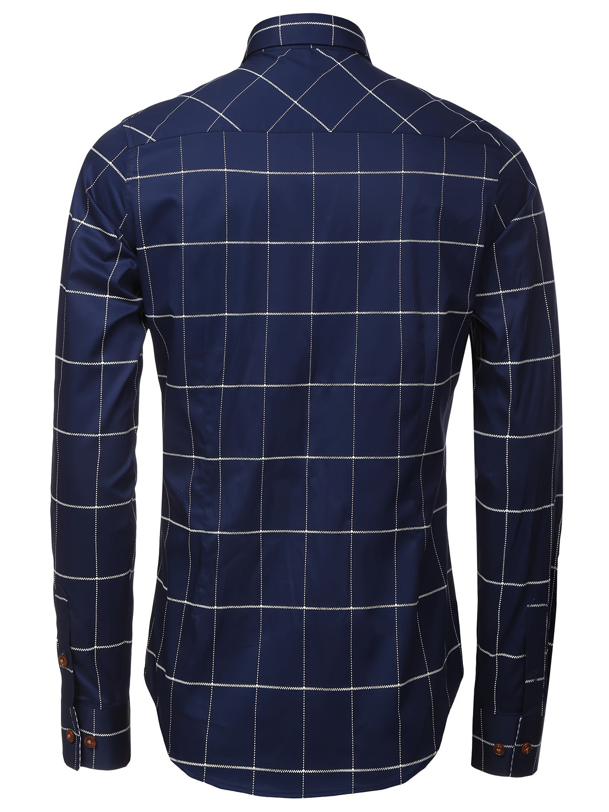 Men's Plaid Dress Shirt