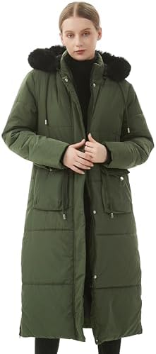 MOERDENG Women’s Long Winter Puffer Coat