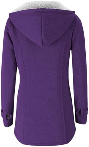 JiangWu Women’s Fleece Hooded Coat