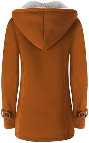 JiangWu Women’s Fleece Hooded Coat