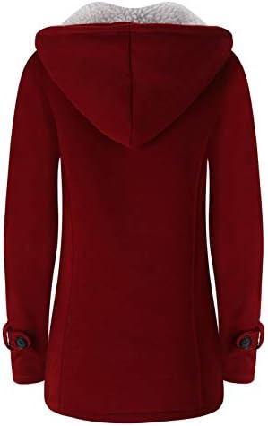 JiangWu Women’s Fleece Hooded Coat