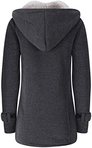 JiangWu Women’s Fleece Hooded Coat