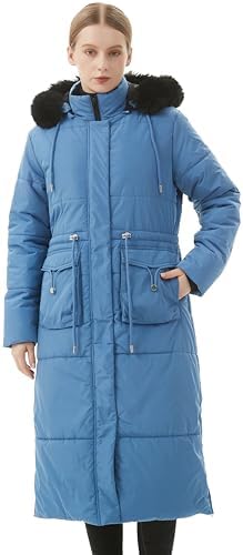 MOERDENG Women’s Long Winter Puffer Coat