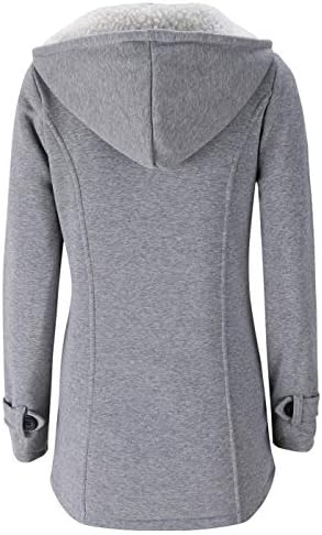 JiangWu Women’s Fleece Hooded Coat