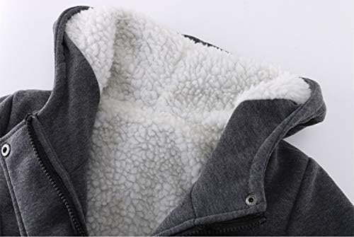 JiangWu Women’s Fleece Hooded Coat