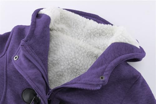 JiangWu Women’s Fleece Hooded Coat