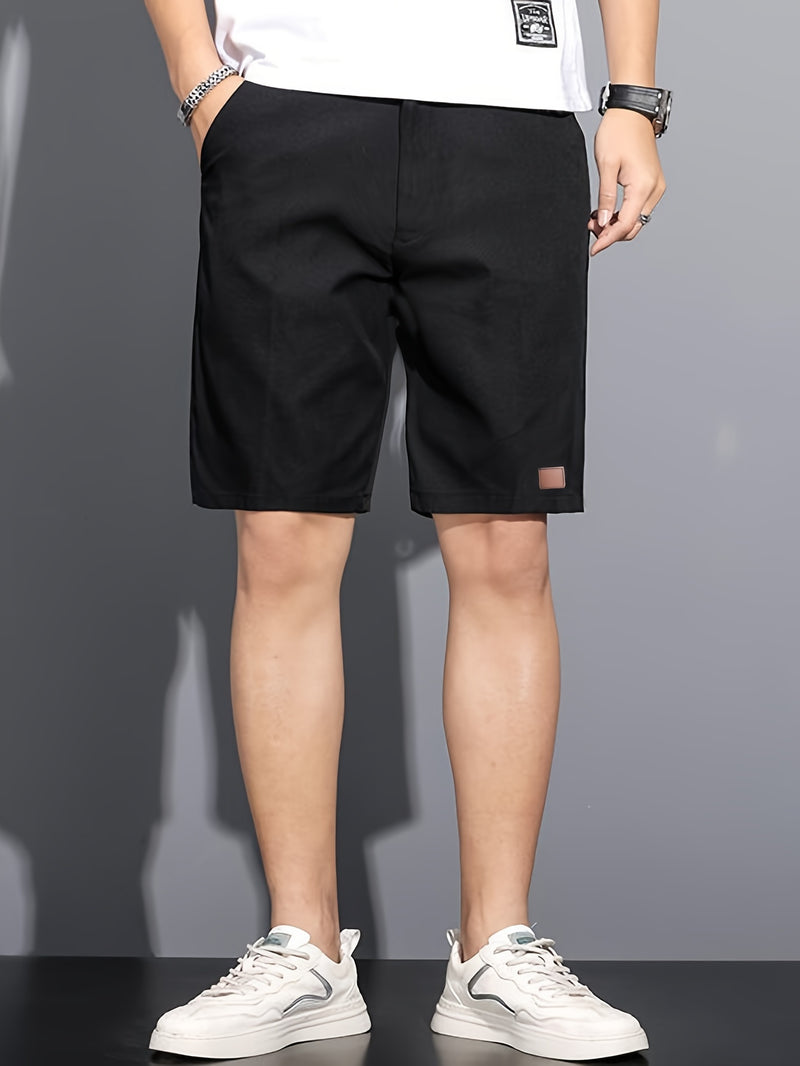 Men's Solid Summer Cargo Shorts