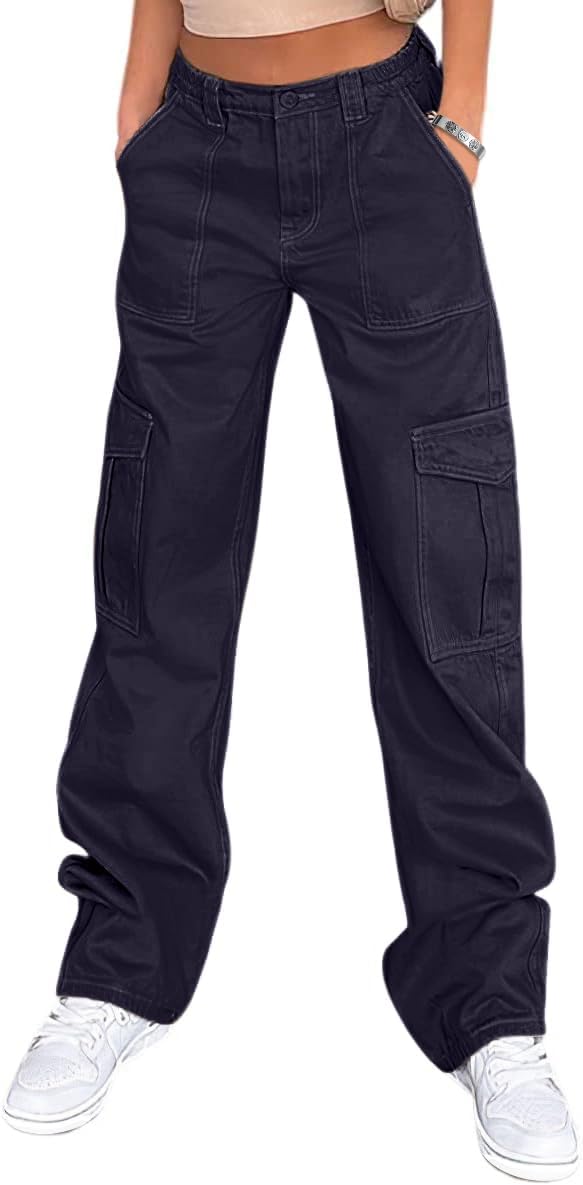 Lepunuo Cargo Pants for Women High Waisted Casual Pants