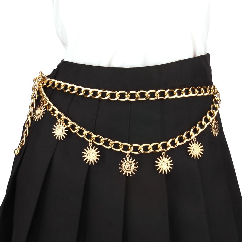 Gold Pirate Waist Chain Belt for Women