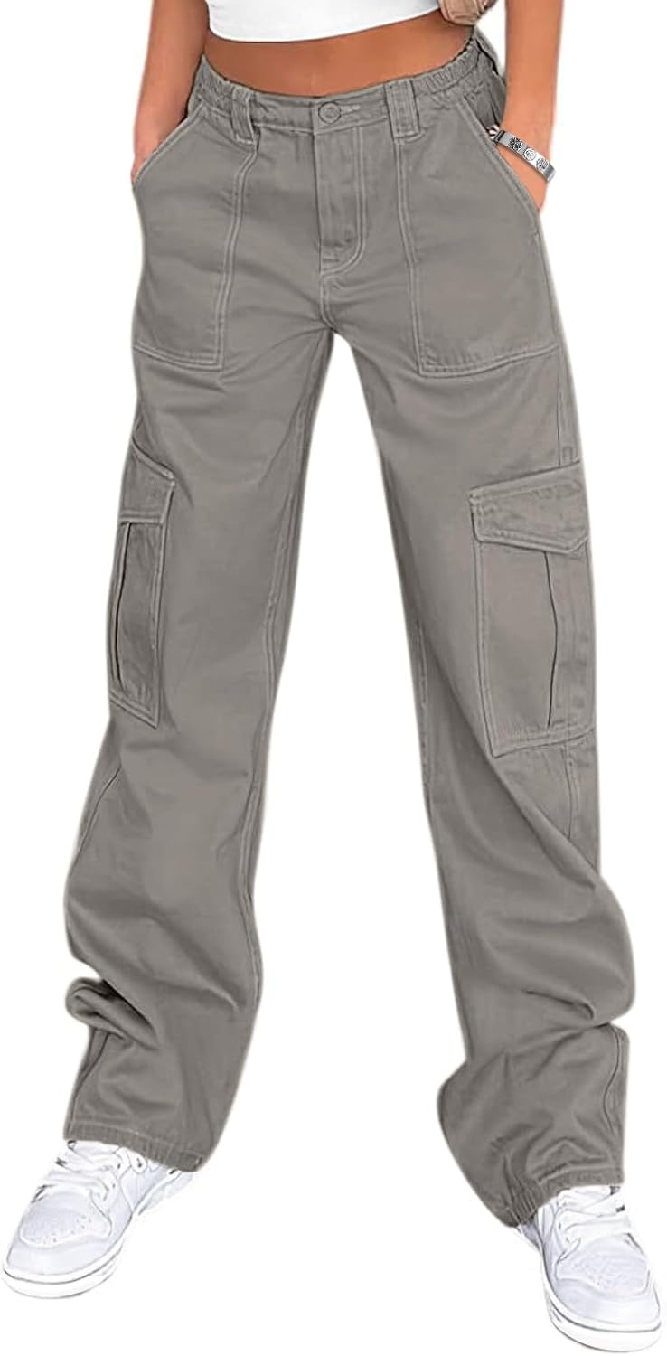 Lepunuo Cargo Pants for Women High Waisted Casual Pants