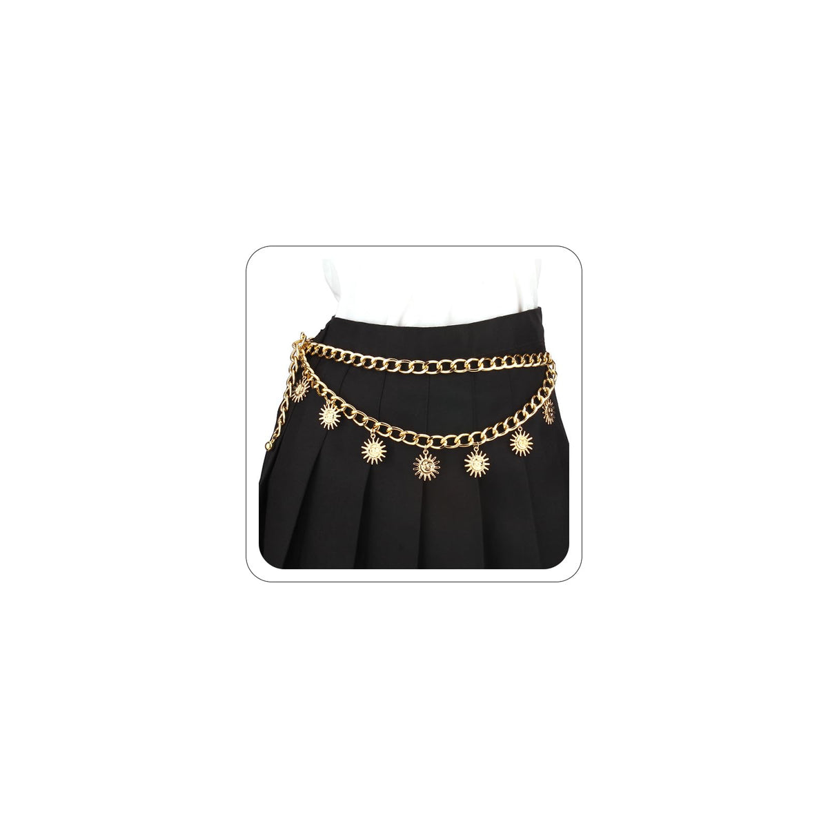 Gold Pirate Waist Chain Belt for Women