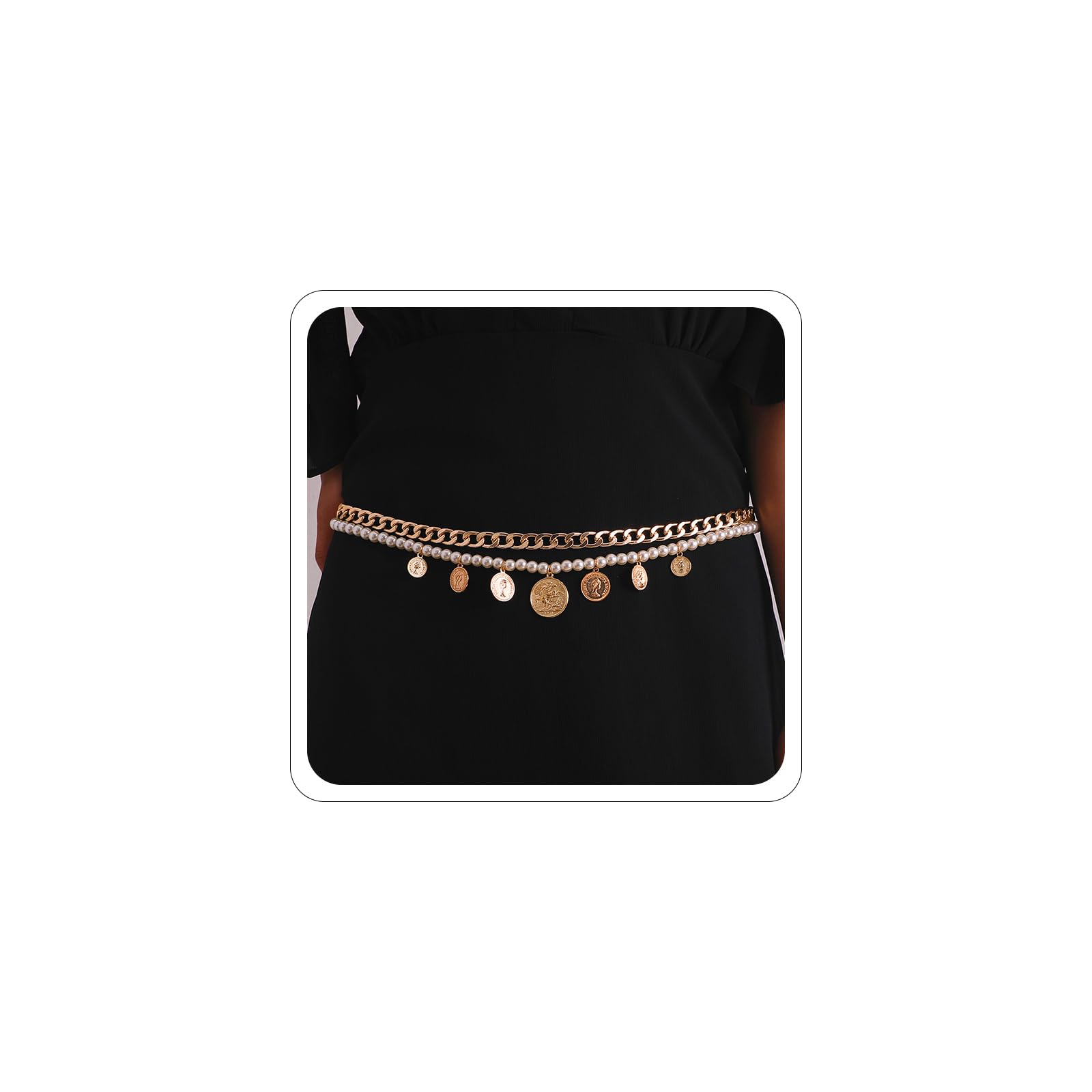 Gold Pirate Waist Chain Belt for Women