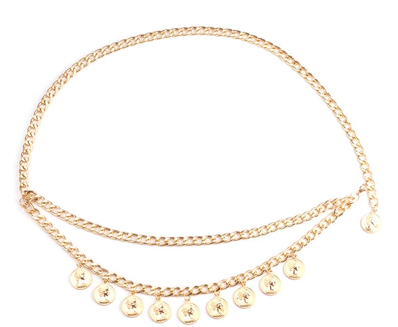 Gold Pirate Waist Chain Belt for Women