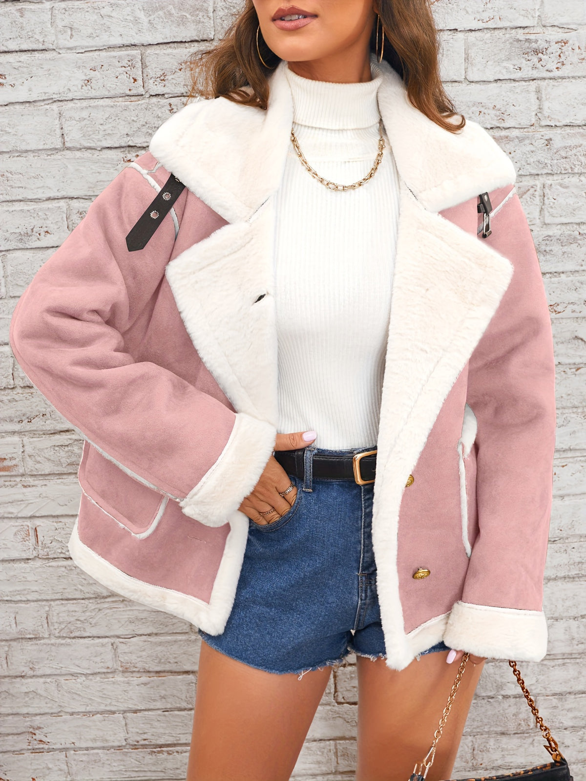 Cozy Chic Lapel Jacket – Winter Warmth Redefined