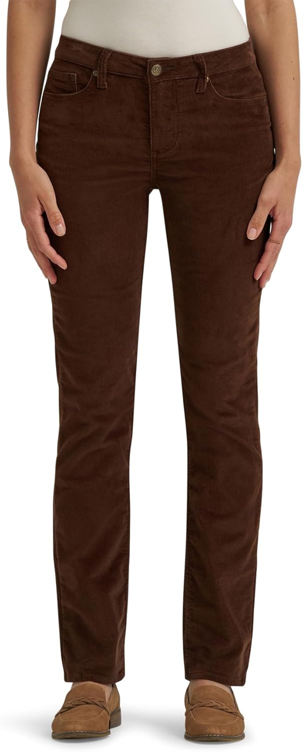 Casual and Lightweight Everyday Wear Women’s Mid Rise Jeans with Straight Leg Cut