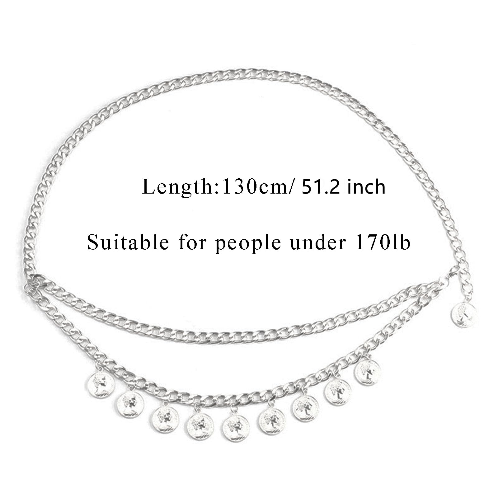 Gold Pirate Waist Chain Belt for Women