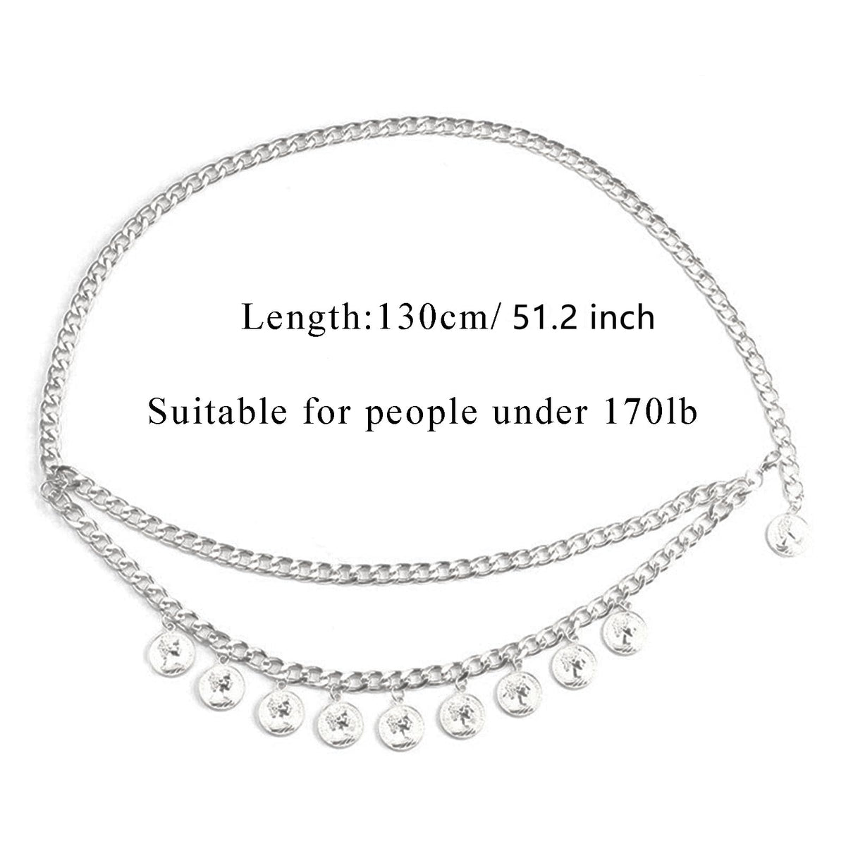 Gold Pirate Waist Chain Belt for Women