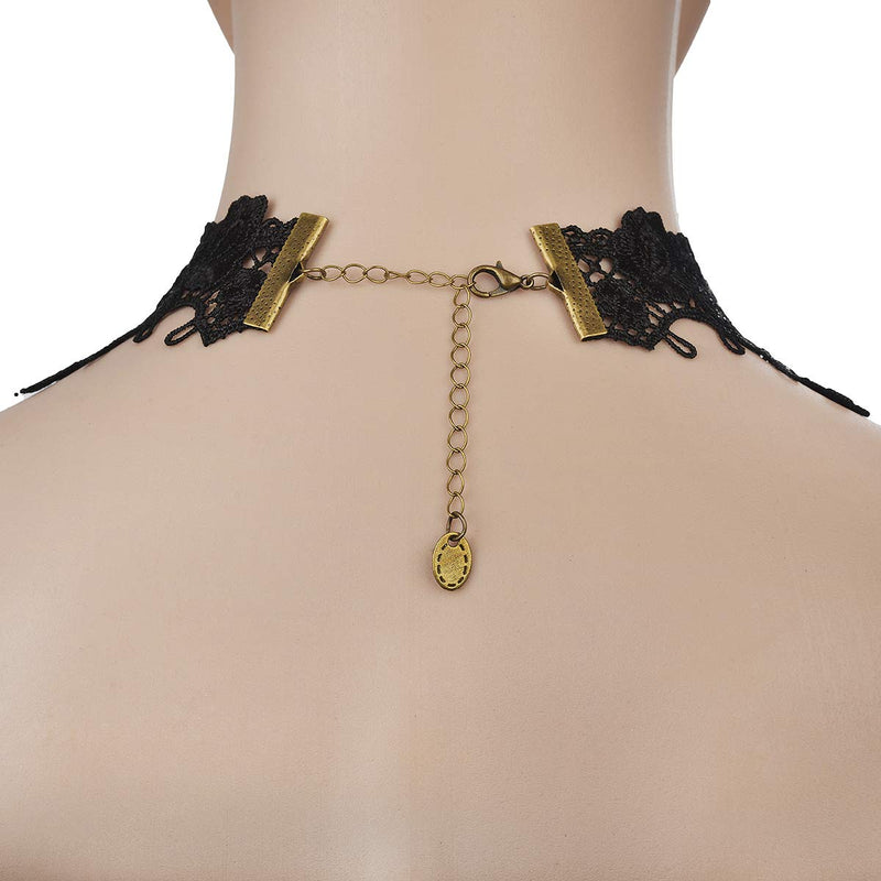 iWenSheng Gothic Lace Choker Necklace