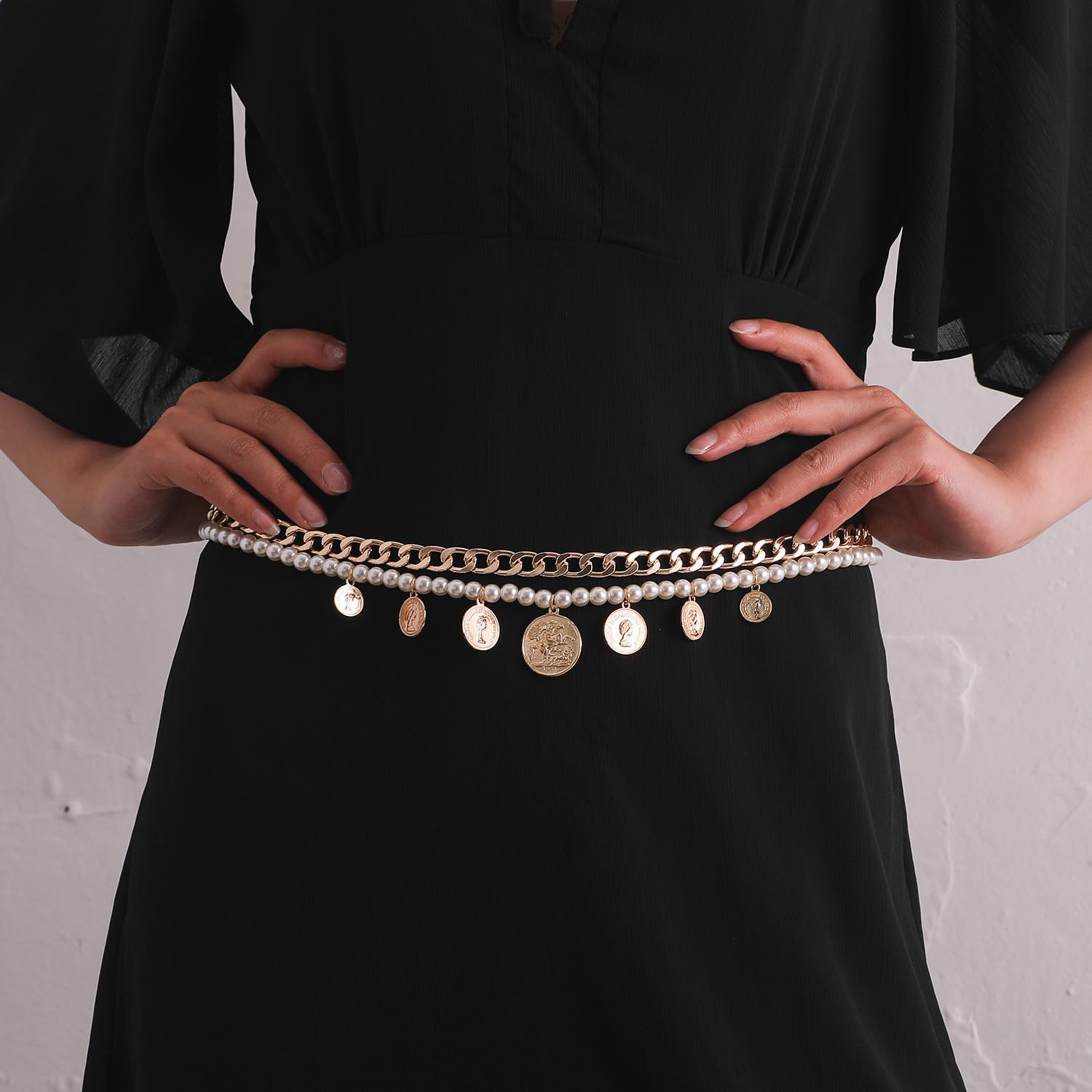 Gold Pirate Waist Chain Belt for Women