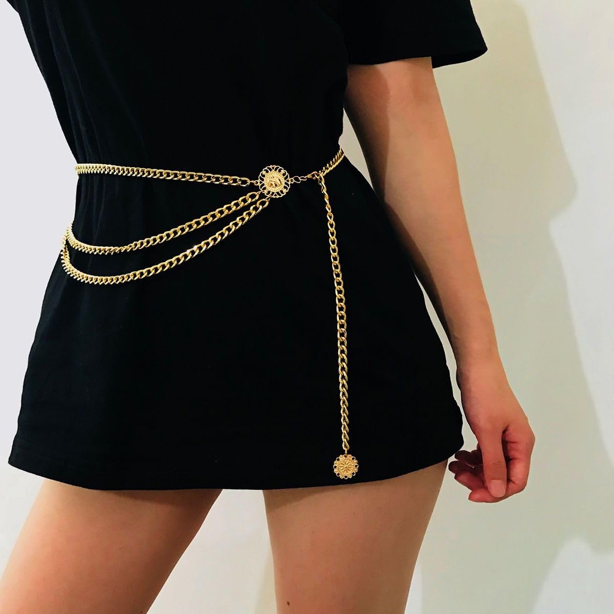 Gold Pirate Waist Chain Belt for Women