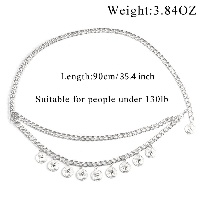 Gold Pirate Waist Chain Belt for Women