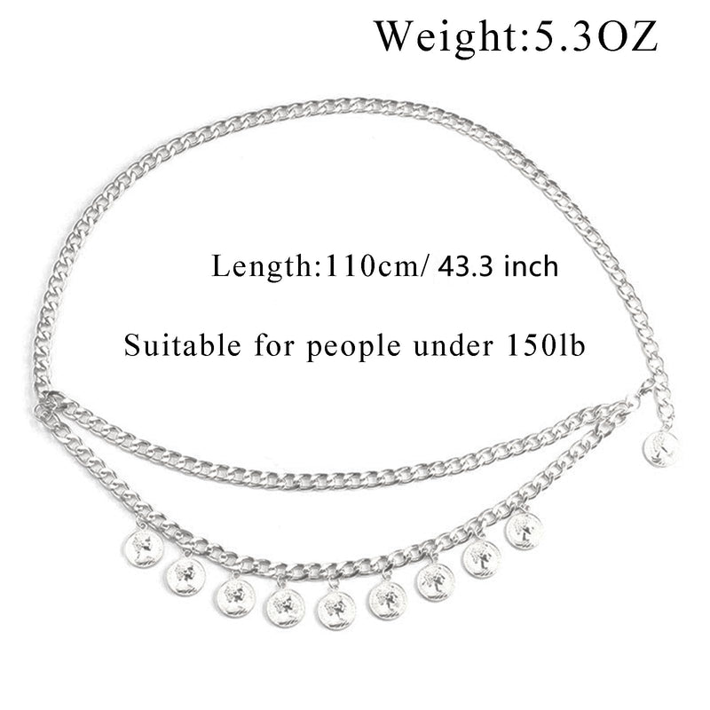 Gold Pirate Waist Chain Belt for Women