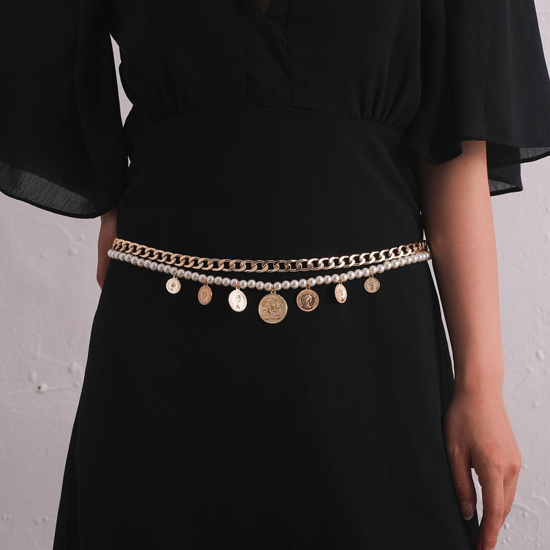 Gold Pirate Waist Chain Belt for Women