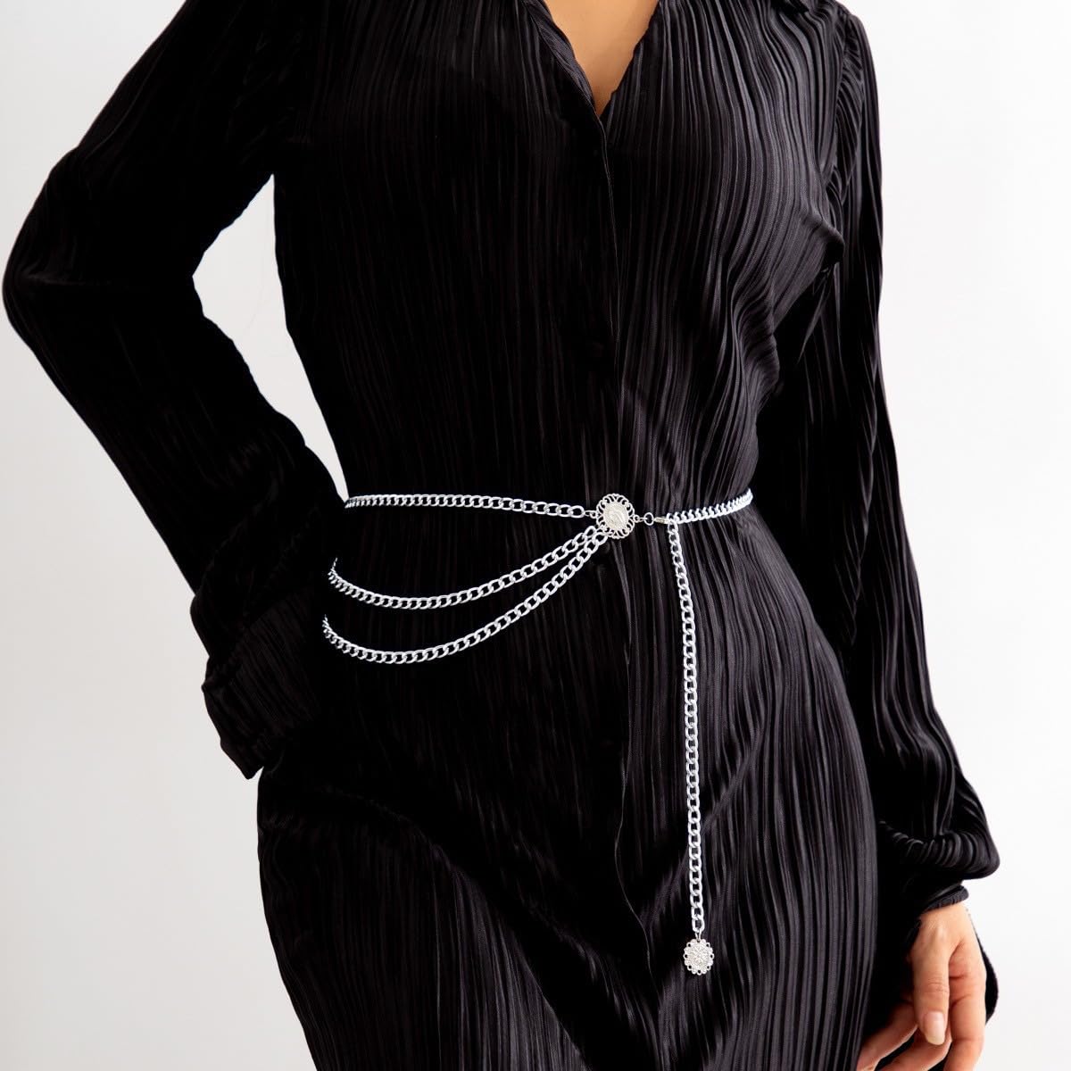 Gold Pirate Waist Chain Belt for Women