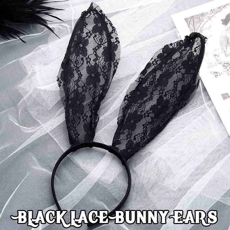 Aceorna Lace Cat & Bunny Ears Headband –