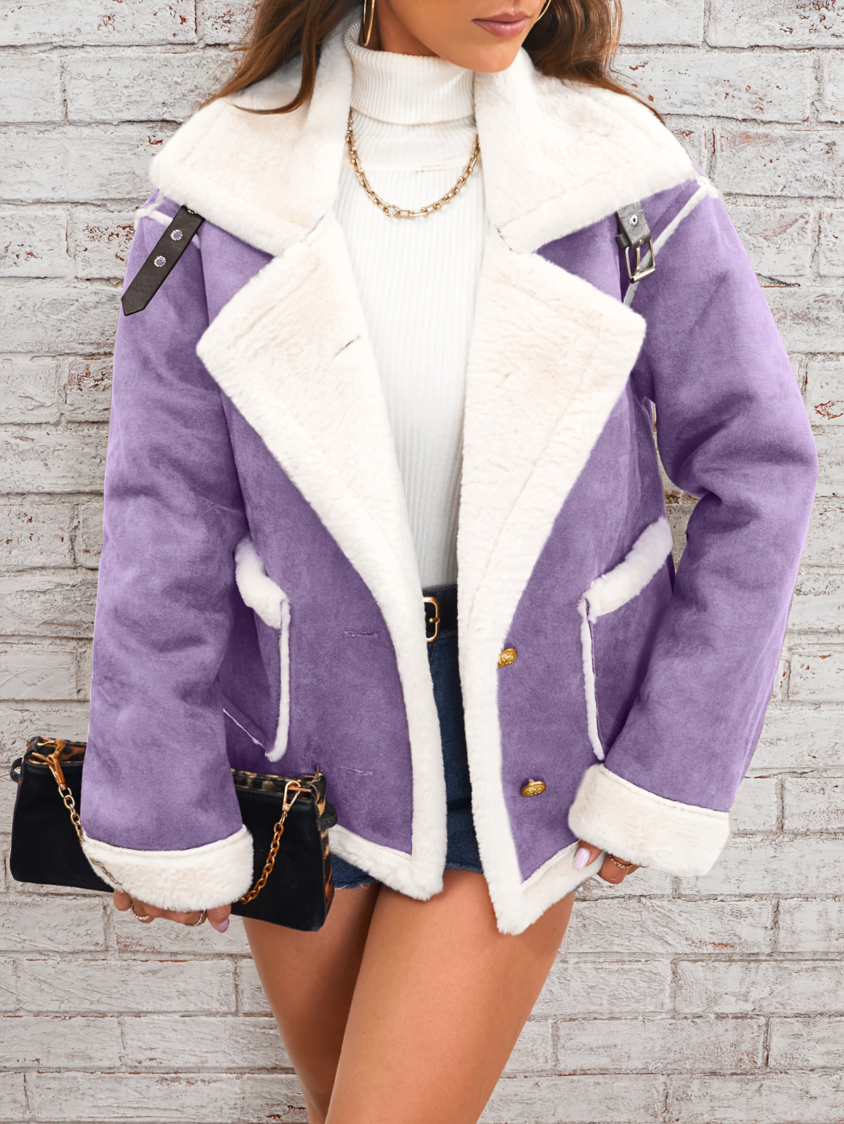 Cozy Chic Lapel Jacket – Winter Warmth Redefined