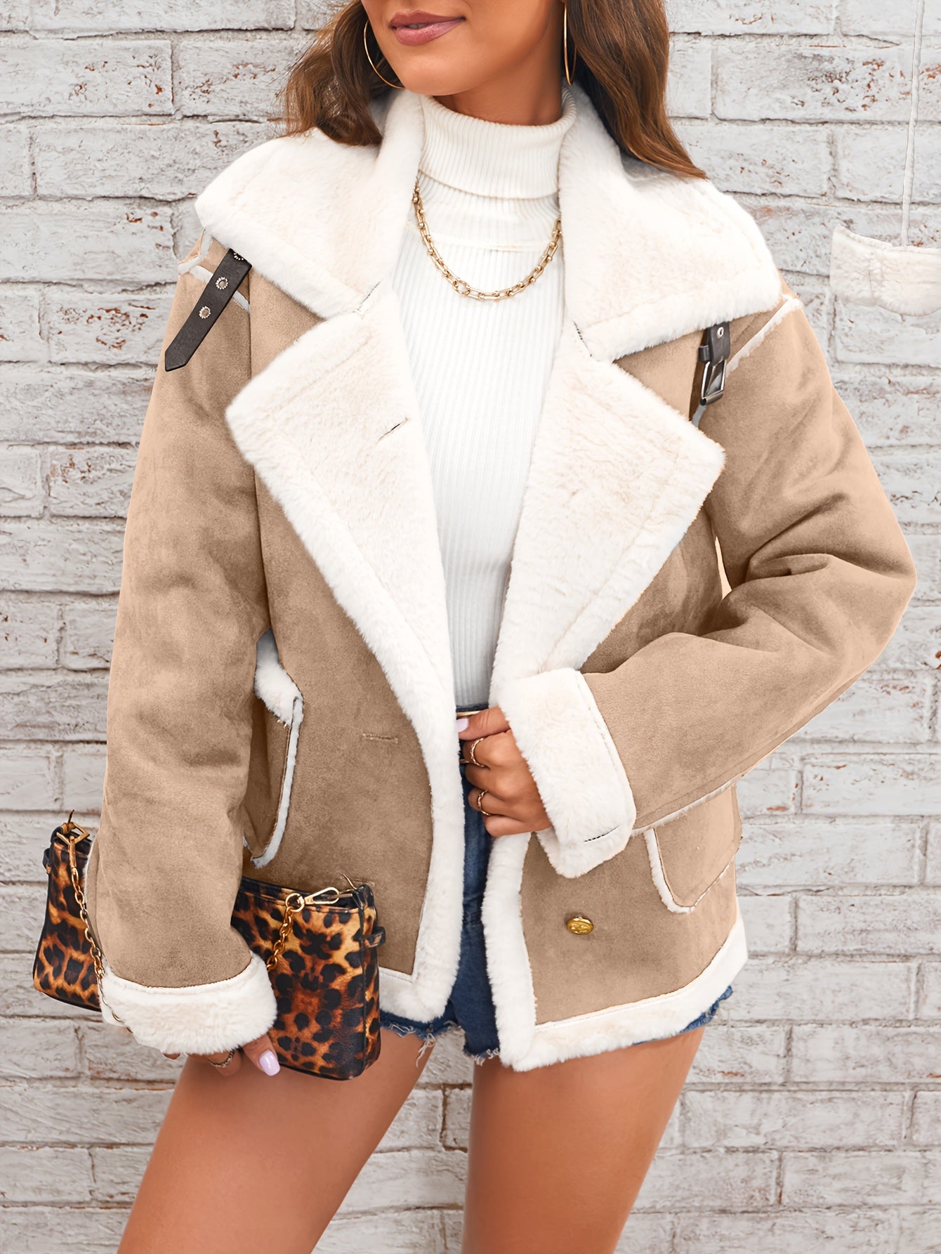 Cozy Chic Lapel Jacket – Winter Warmth Redefined
