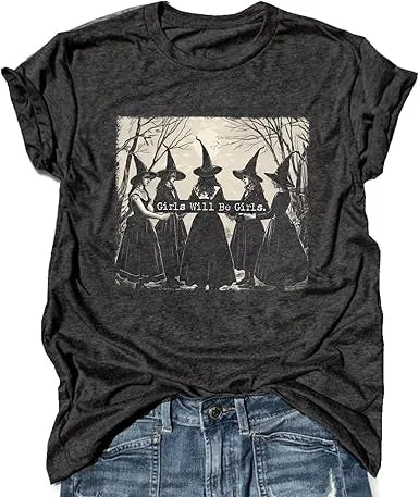 Basic Witch Halloween T Shirt Women