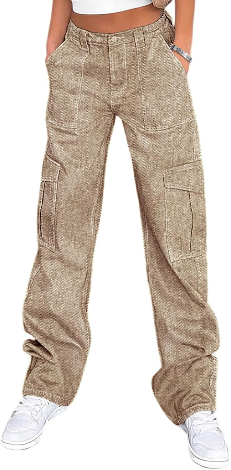 Lepunuo Cargo Pants for Women High Waisted Casual Pants