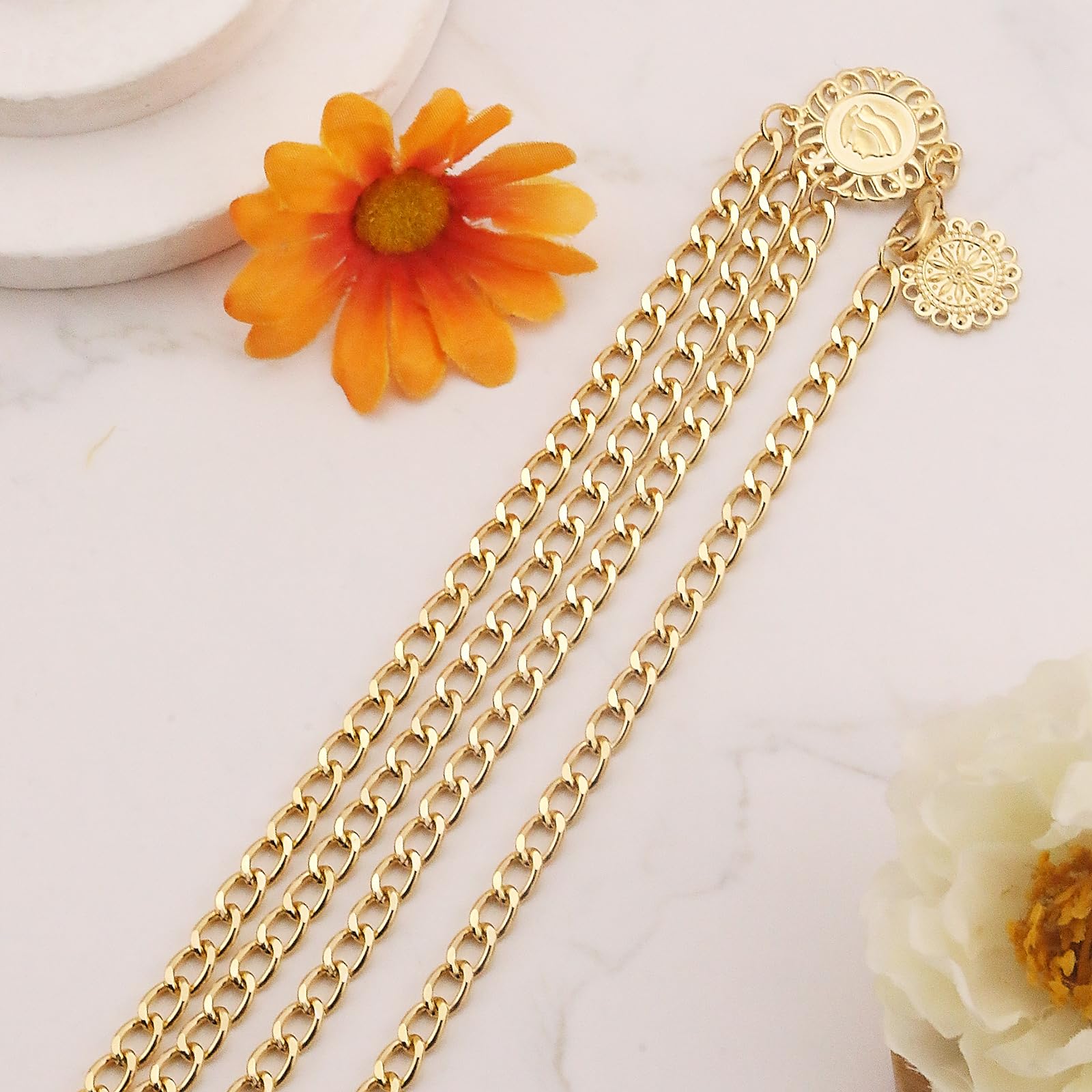 Gold Pirate Waist Chain Belt for Women