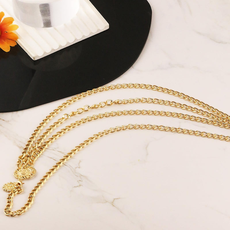 Gold Pirate Waist Chain Belt for Women