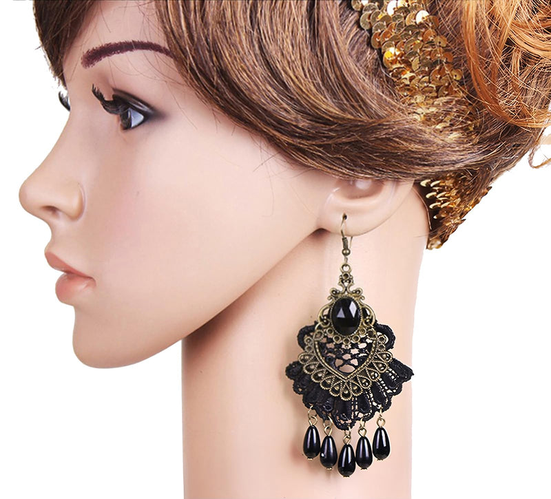 iWenSheng Gothic Lace Choker Necklace