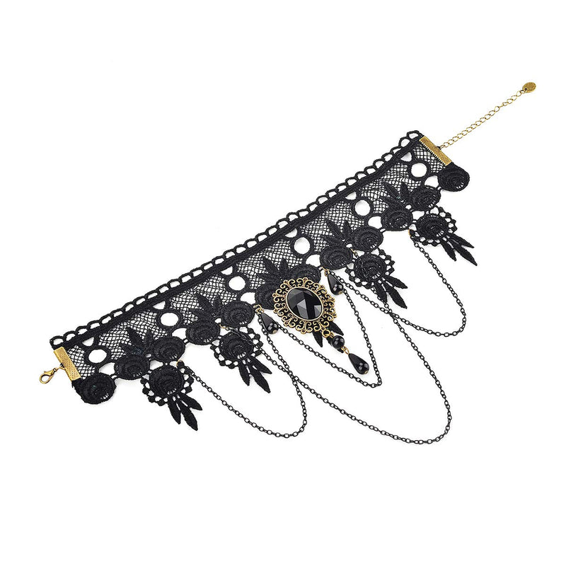 iWenSheng Gothic Lace Choker Necklace