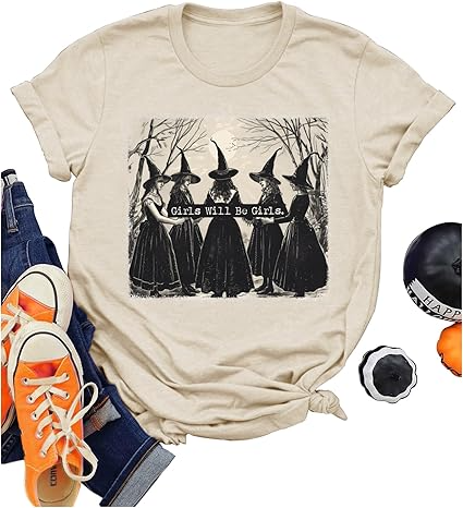 Basic Witch Halloween T Shirt Women