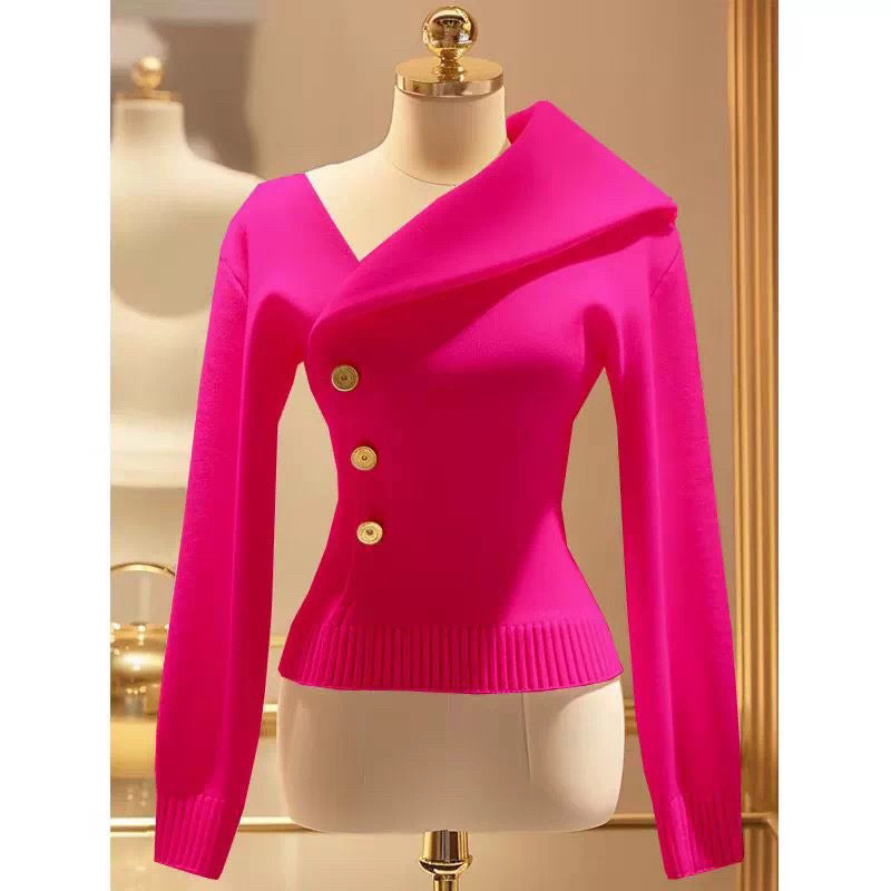 Women's One Off Shoulder Y2K Blouse,