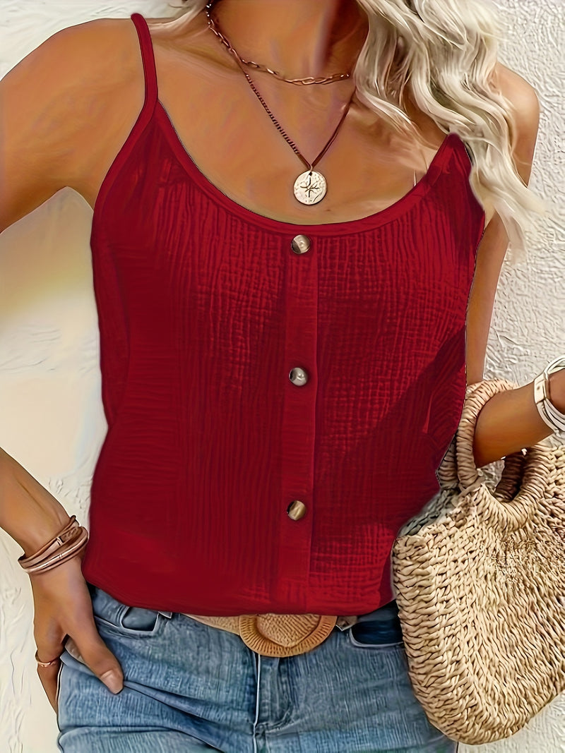 Vibrant Solid Color Cami Top