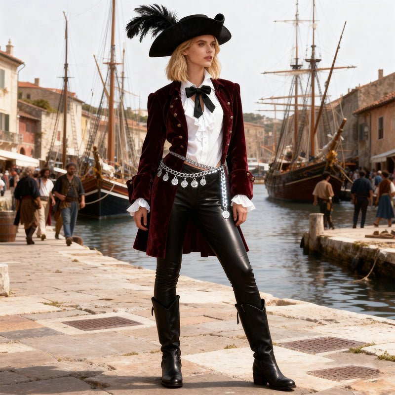 Gold Pirate Waist Chain Belt for Women