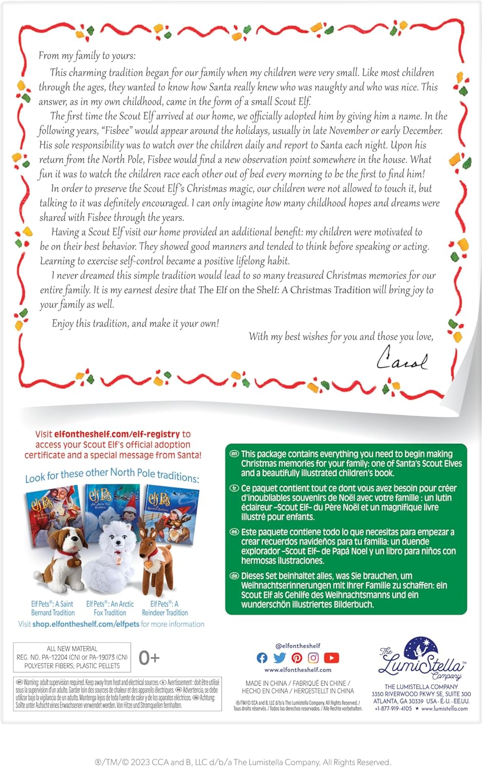 The Elf on the Shelf: A Christmas Tradition - Boy Scout Elf with Blue Eyes - Includes Artfully Illustrated Storybook, Keepsake Box and Official Adoption Certificate