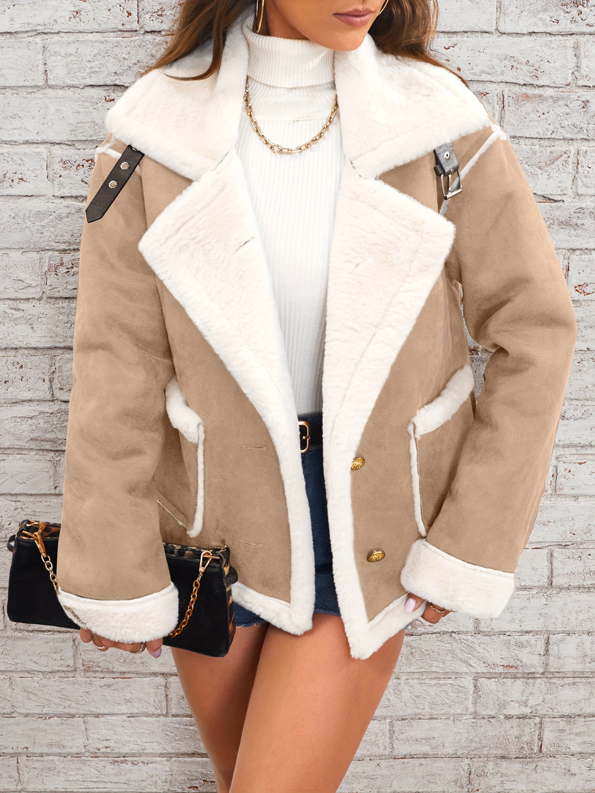 Cozy Chic Lapel Jacket – Winter Warmth Redefined