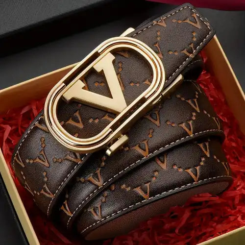 Shop Premium Quality LV Faux Leather Belt for Men